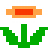 Retro Flower - Fire Icon